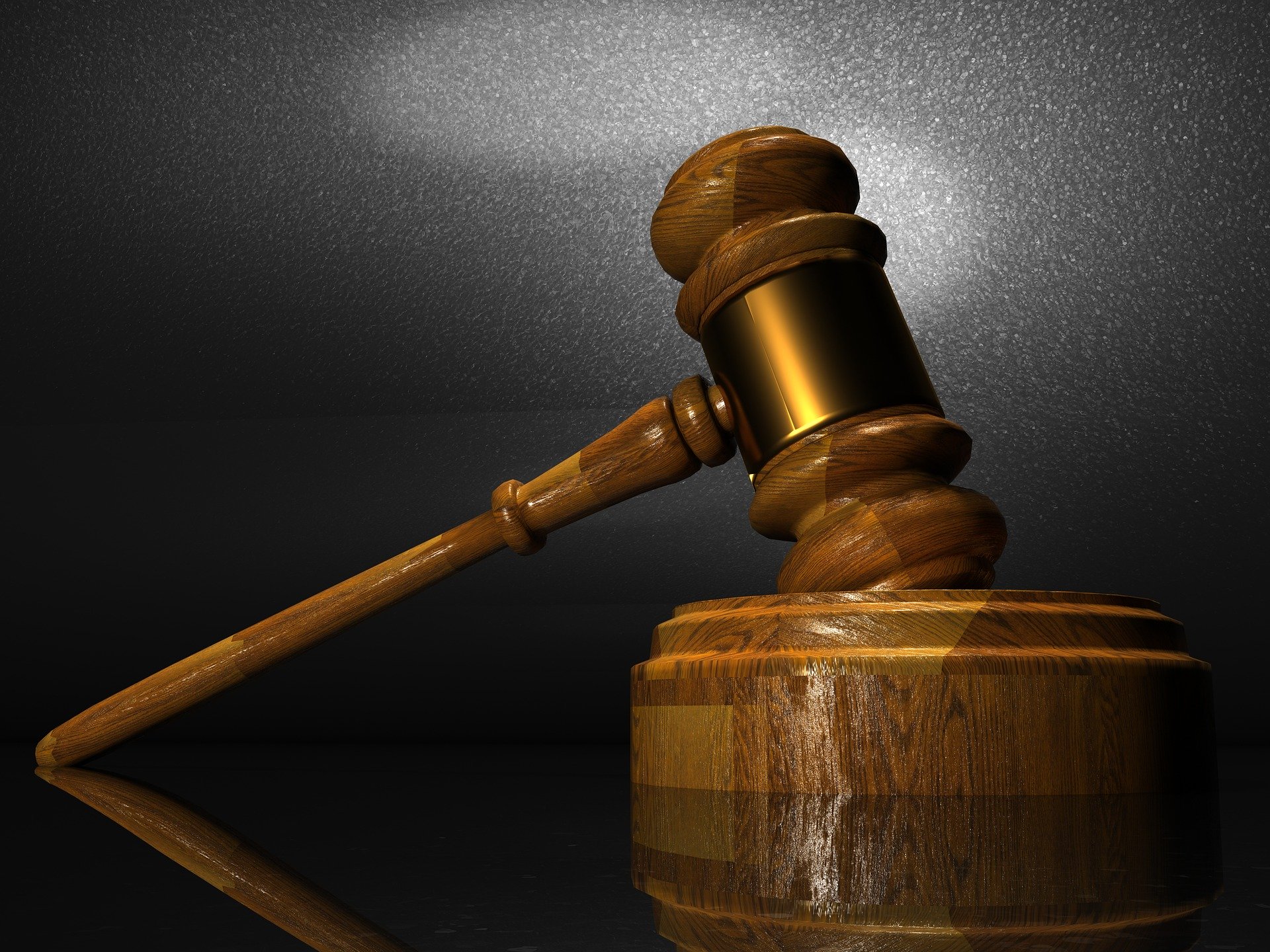 A wooden gavel